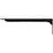 Ekena Millwork Embrey Steel Bracket, Antiqued Pewter 2"W x 20"D x 6 1/2"H BKTM02X20X06EBAPW - alternate 2